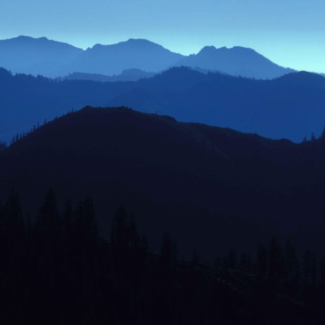 A landscape of the Marble Mountain Wilderness