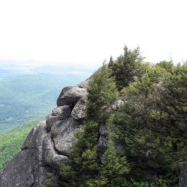 Granite boulders of Old Rag Mountain