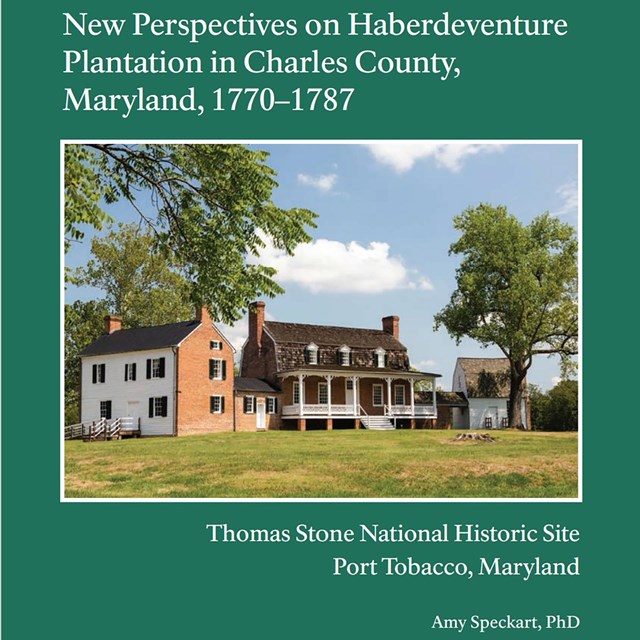 the front cover to the HRS report with a photo of a mansion on a green background.