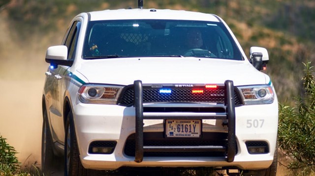 Park law enforcement vehicle.