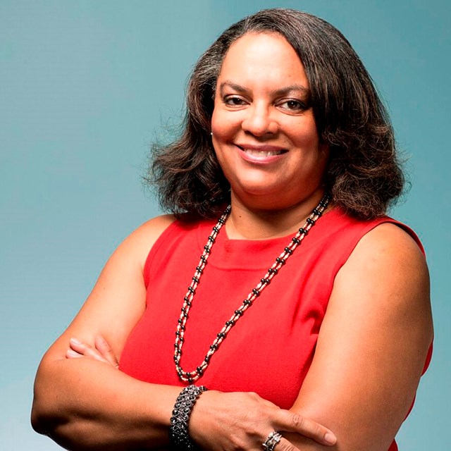 Color photo portrait of Michelle Duster