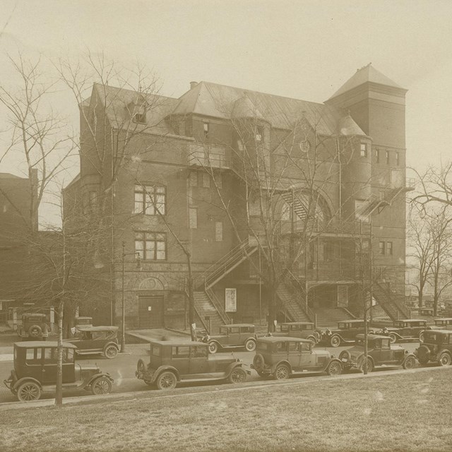 Exterior of Albaugh's Opera House, 1927. Courtesy DC History