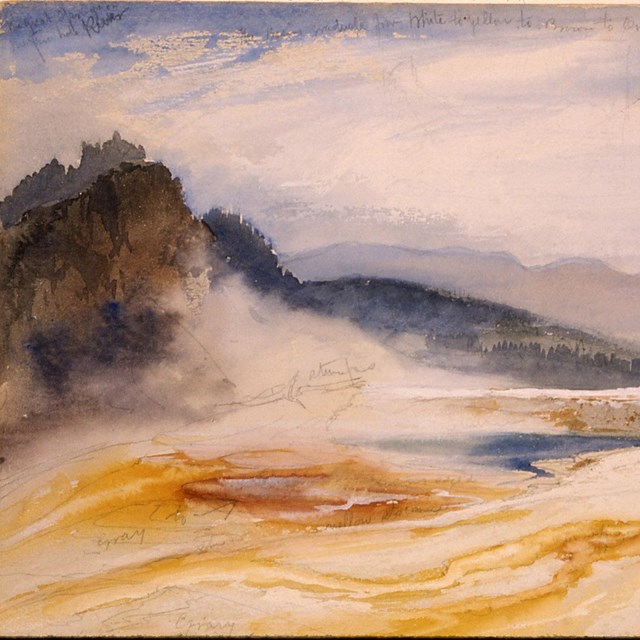 Thomas Moran painting titled 