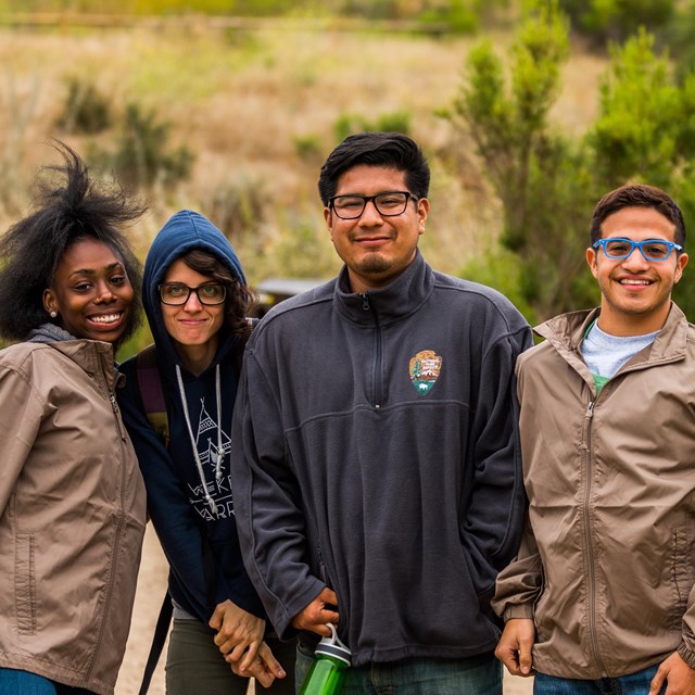 Group of interns standing together