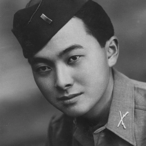 Senator Daniel K. Inouye when he was a First Lieutenant in the Army