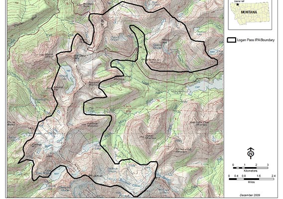 A topo map of the national park A topo map of the national park