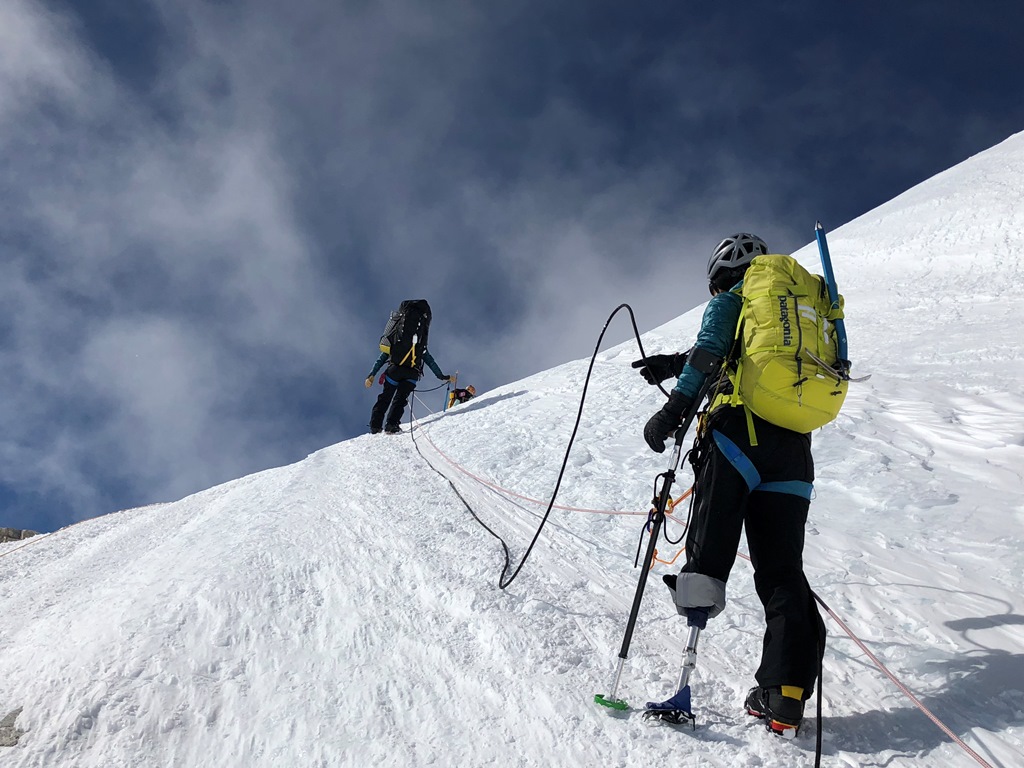 Wounded warrior Kristie Ennis ascends Denali 