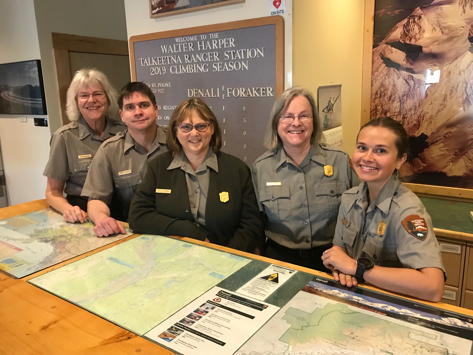 Photo of the Front Desk staff 