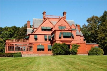 Exterior of Glenmont, the Edison family home at West Orange