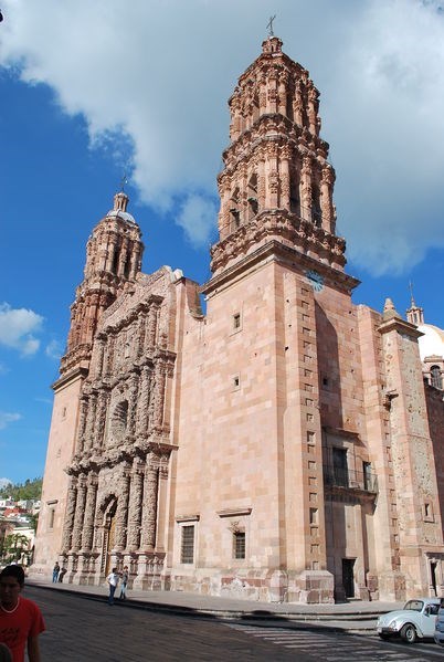 image of old white cathedral