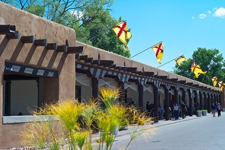 old yellow stone building of one floor