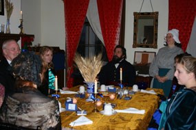 Formal entertainment at the officers' quarters