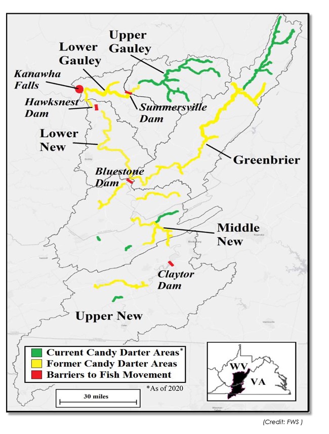 Map with rivers