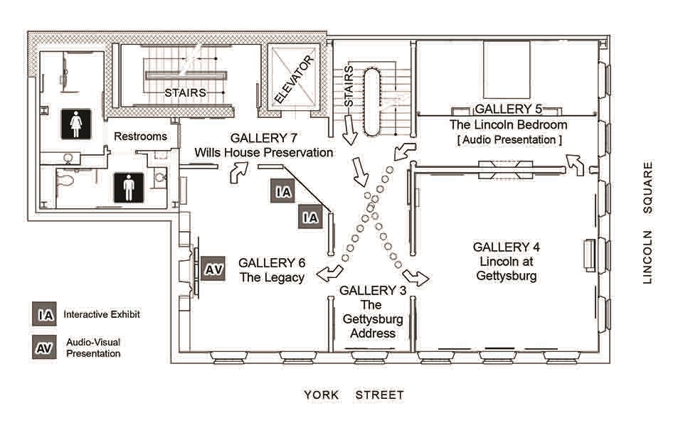 The Wills House second floor plan.