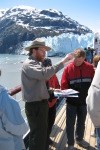 Rangers are on board tour boats and cruise ships