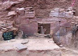 stabilization rock work prior to backfilling