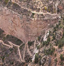 Swithcbacks on Bright Angel Trail