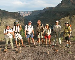 Some of the biologists and field crew members that participated in the project.