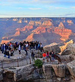 Sunset from Mather Point on the South Rim.