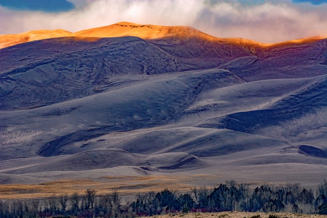 Morning Light on High Dune on First Ridge