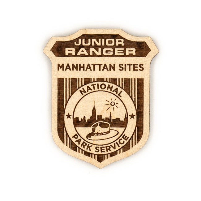 Manhattan Sites Junior Ranger Badge