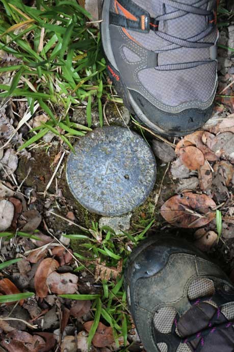 Kamaopuhi geodetic marker by Department of Interior