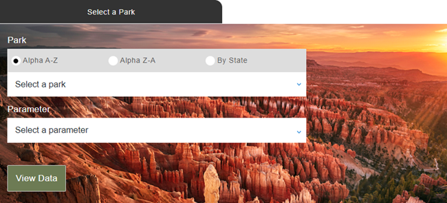 ARD_dashboard_2 Dashboard of national parks and air quality parameters.