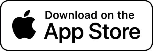 The Apple logo with "Download on the App Store" in black text.