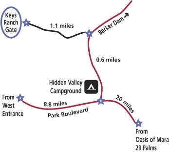 Map to Keys Ranch