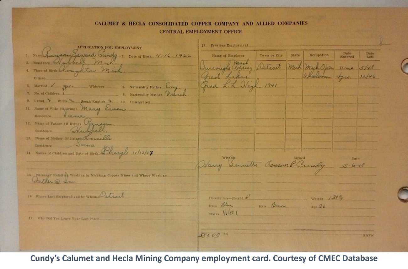 1950 census record