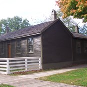 1 story dark gray house