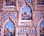 Gothic wallpaper.
c. 1840