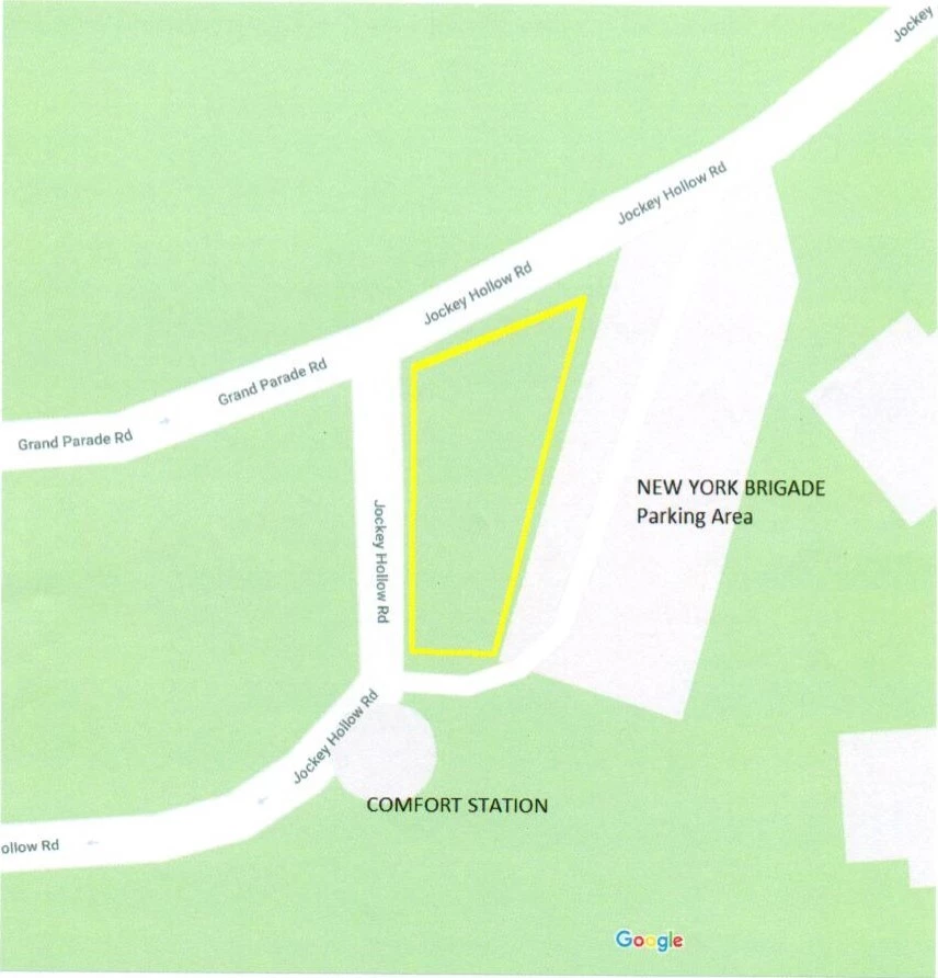 DDA JH NYB CS A map detailing an area for demonstrations
