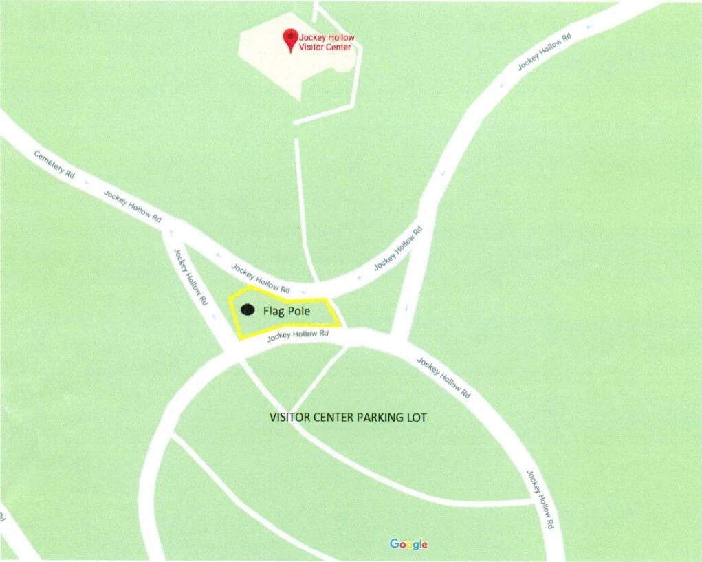 DDA JH VC A map detailing an area for demonstrations