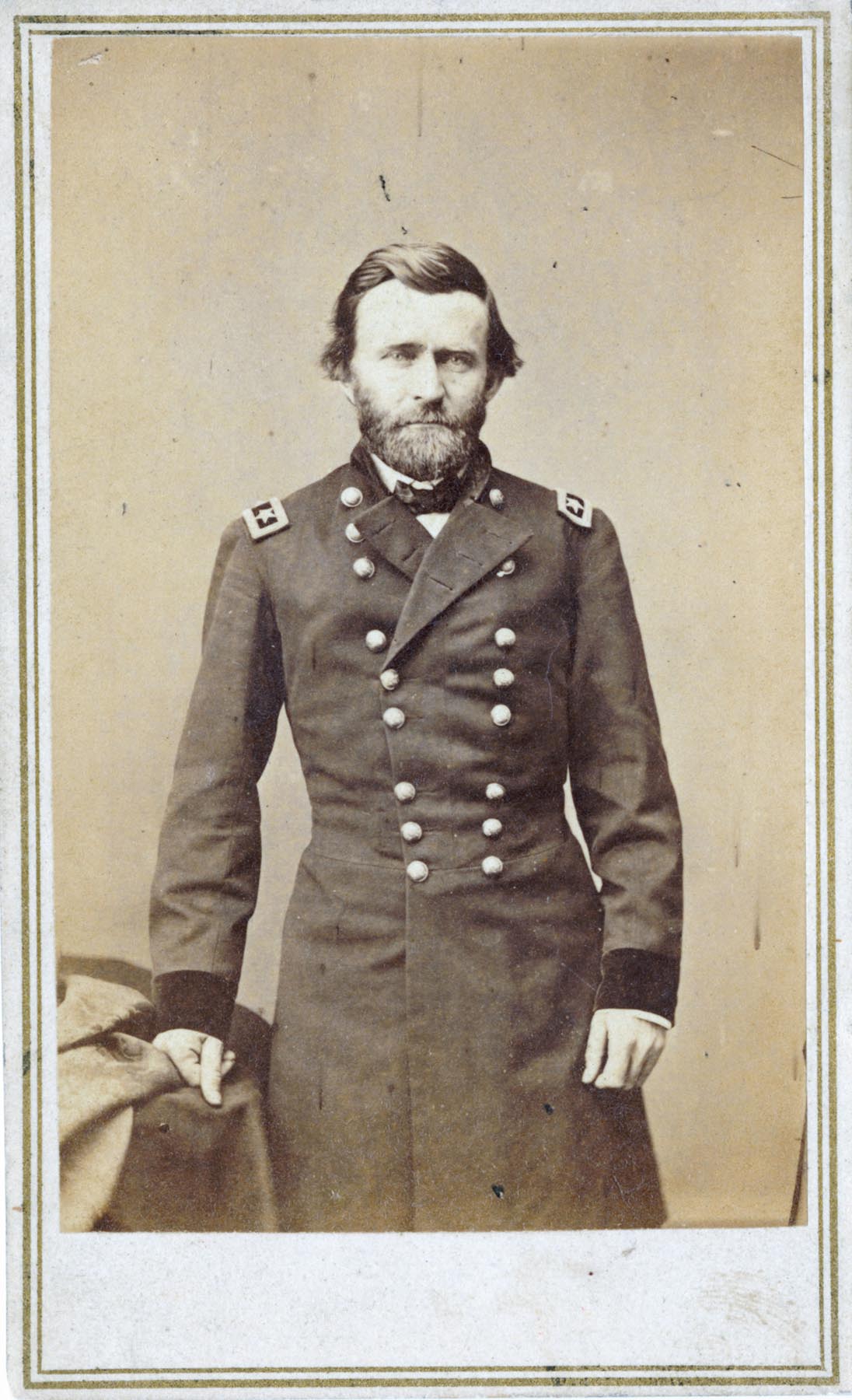 (Cart-de-Visite, US Grant as Commanding General) 