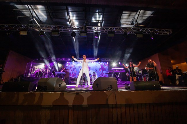 Grammy Award Nominated artist Kenny Lattimore performs at the 50th Fort Dupont Summer Event Series.