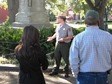 park ranger leading walking tour