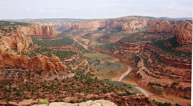 Looking down Long Canyon