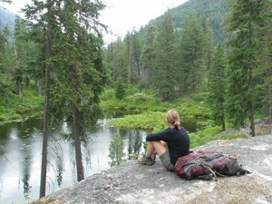 Overlooking Coon Lake