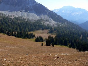 Looking down at Hidden Meadow Camp  NPS Photo