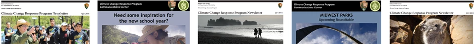 Some previous CCRP newsletters Covers of several past newsletters
