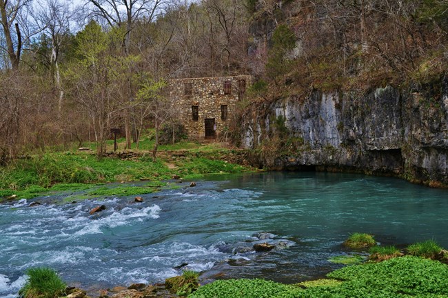 Welch Spring and hospital ruins