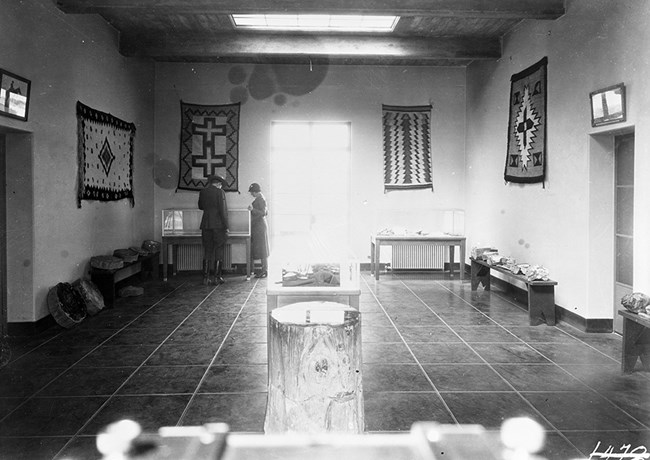 Rainbow Forest Museum interior post-1931