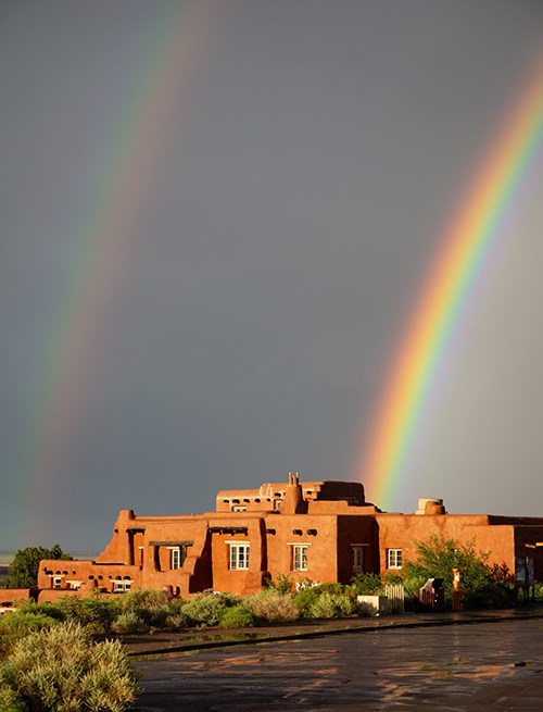 Double Rainbow at the Painted Desert Inn