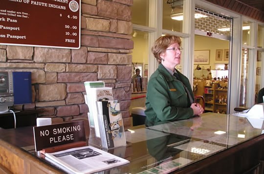 Visitor center Desk