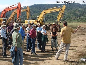 Mark Cederborg, Project Manager, Hanford ARC, discusses challenges of constructing in wetlands.