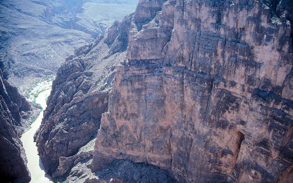 Mariscal Canyon view from above