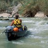 canoe in the lower canyons