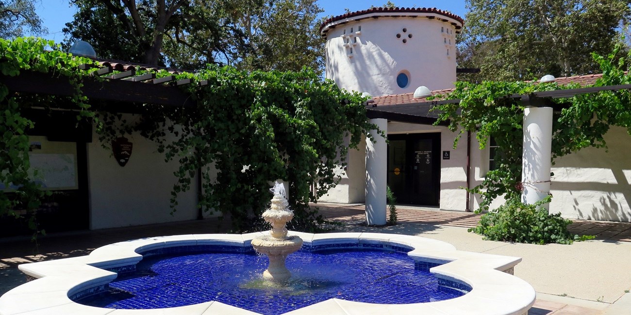 Visitor Center fountain