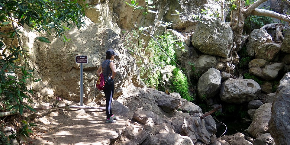 Solstice Canyon waterfall